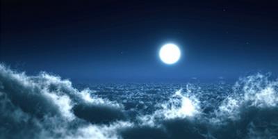 梦见海面上的月亮